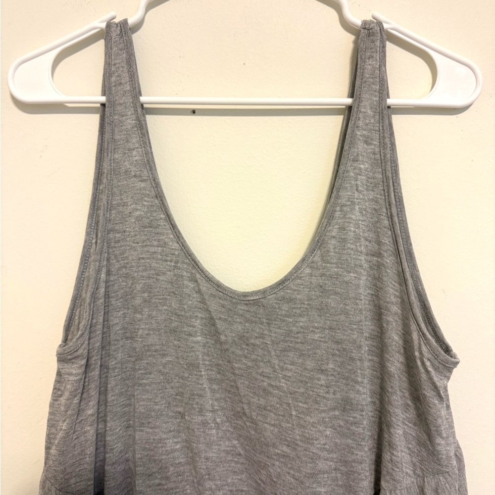 2/$15 Cherish - Heather Gray Tierd Tank Top - Picture 3 of 7